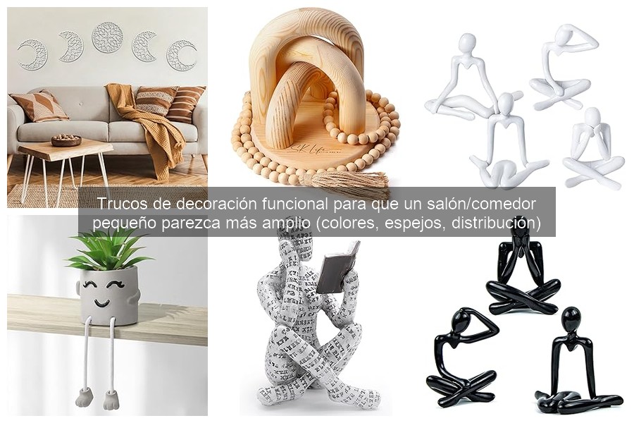 Trucos para crear zonas funcionales en un salón pequeño