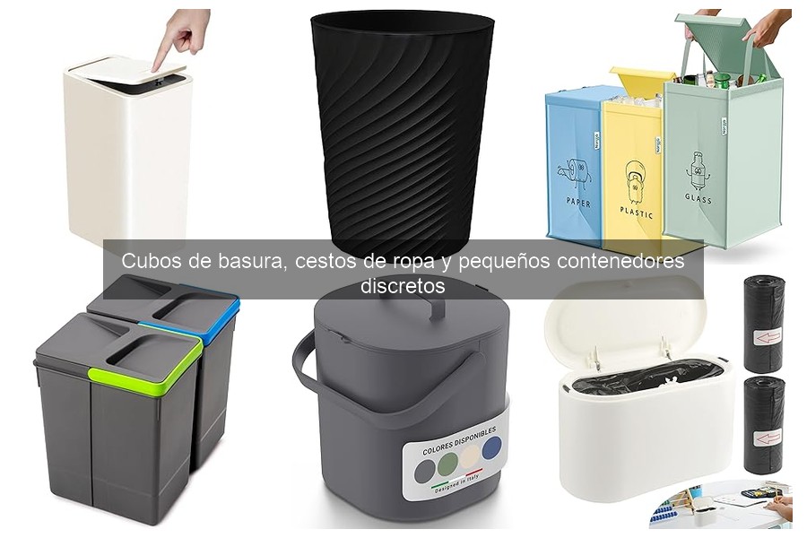 Uso efectivo de pequeños contenedores discretos en el hogar