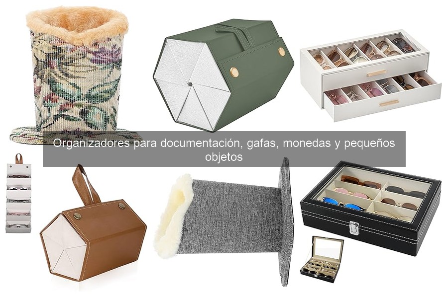 Usos creativos de organizadores para objetos pequeños