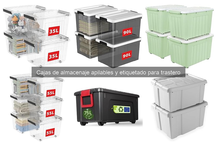 Ventajas de Cajas de Almacenaje Apilables en el Trastero
