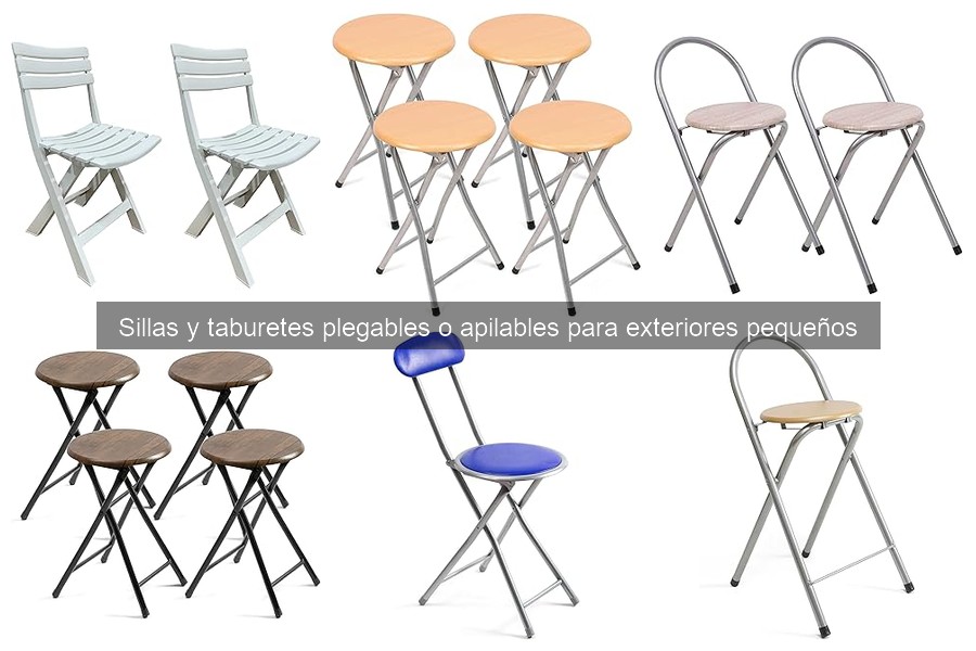 Ventajas de las sillas y taburetes plegables para exteriores