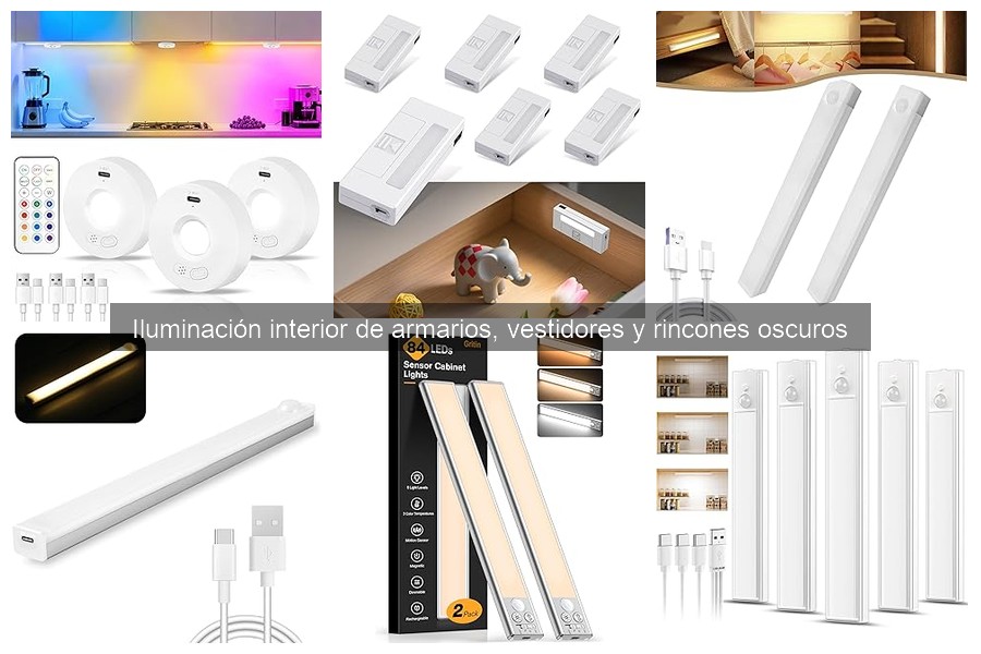 Ventajas de las tiras LED en vestidores: Iluminación práctica