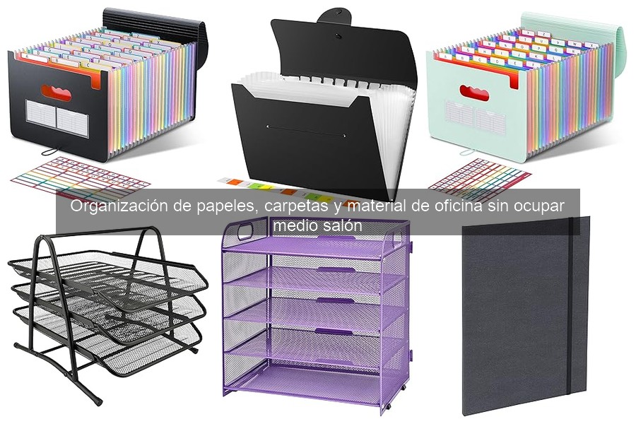 Ventajas de organizar documentos por categorías en espacios pequeños