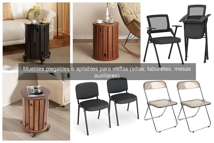 Ventajas de sillas y mesas plegables en espacios pequeños