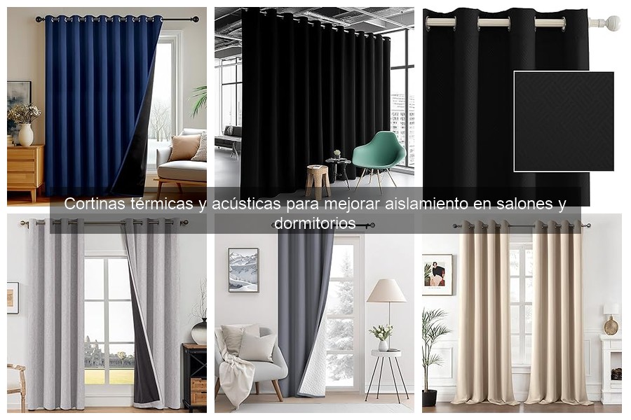 Ventajas de usar cortinas térmicas en salones y dormitorios