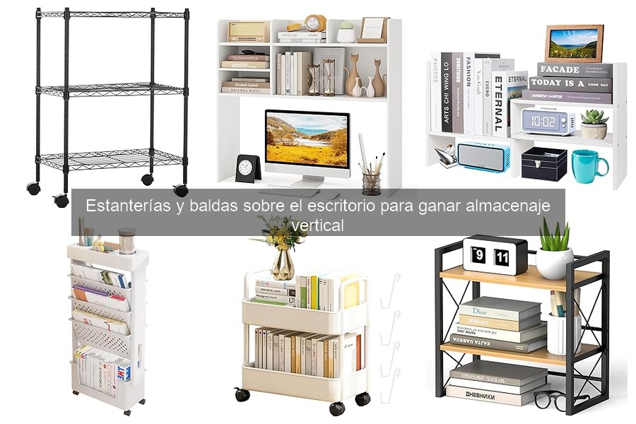 Ventajas de usar estanterías en el escritorio para organizar