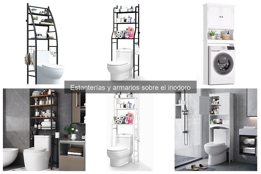 Ventajas de usar estanterías sobre el inodoro para maximizar espacio