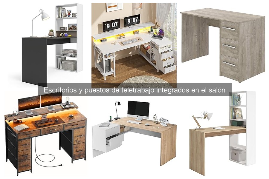 Ventajas y desventajas de escritorios integrados en el salón