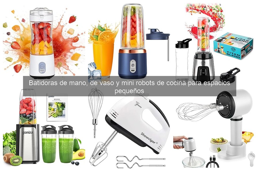 Ventajas y desventajas de las batidoras de mano para pequeños espacios