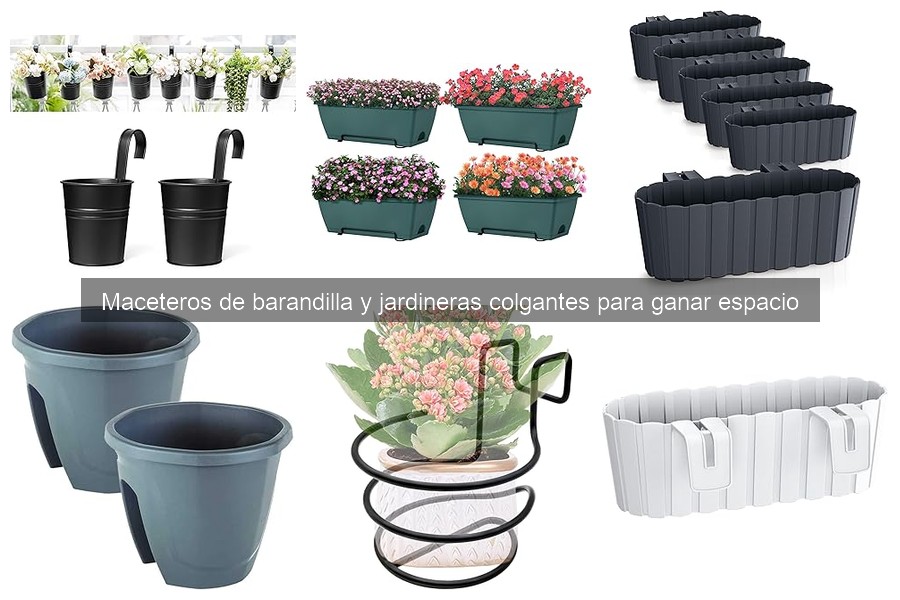 Ventajas y desventajas de los maceteros de barandilla