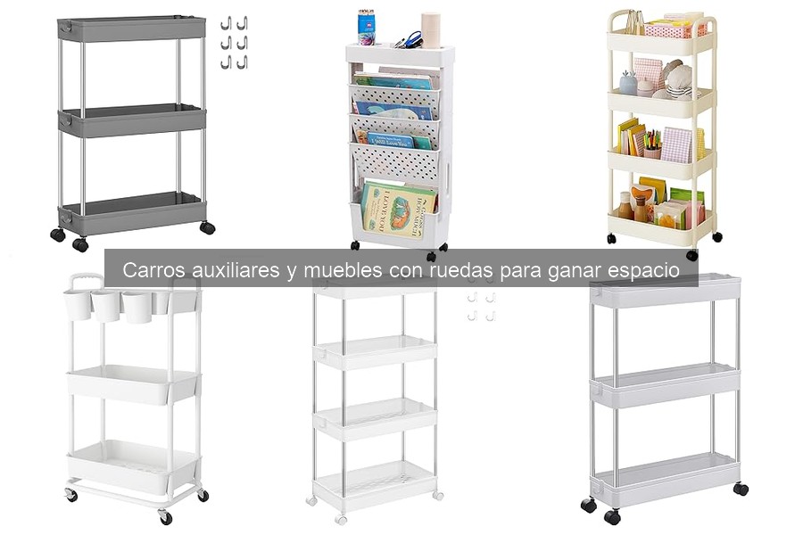 Ventajas y desventajas de los muebles con ruedas en casa
