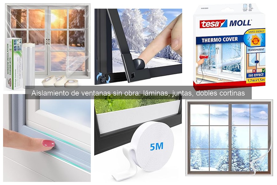 Ventajas y desventajas del aislamiento de ventanas sin obra