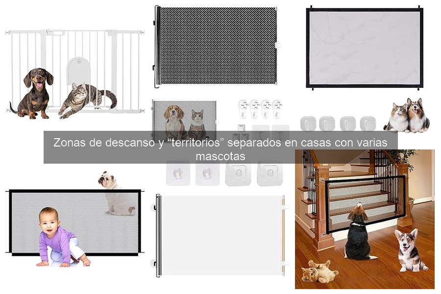 Zonas de descanso seguras para mascotas en casa