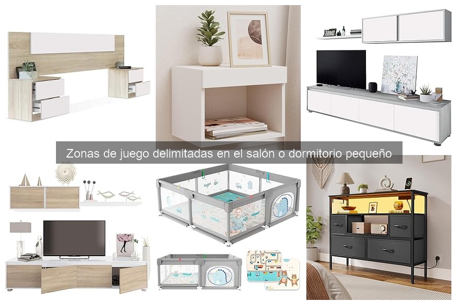 Zonas de juego ideales en dormitorios pequeños: ¿qué tamaño elegir?